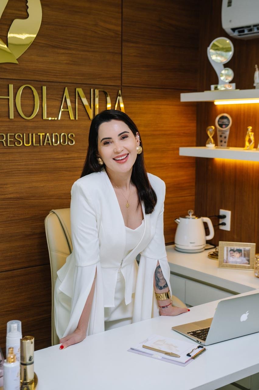 Recepção da clínica Rebecca Holanda